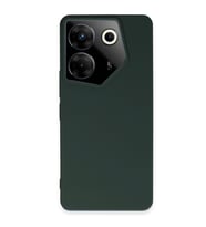 Camon 20 5G Kılıf First Silikon - Koyu Yeşil