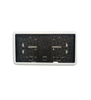 Çerçeveli Dikdörtgen Plakalık Plaka Altlığı Beyaz 32X17Cm 1 Adet