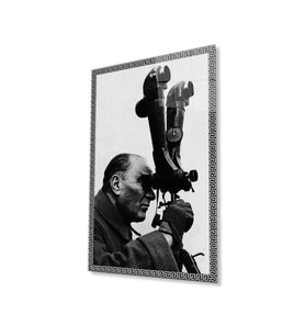 Atatürk Cam Tablo 4mm Dayanıklı Temperli Cam, Atatürk Glass Wall Art (Çok Renkli)
