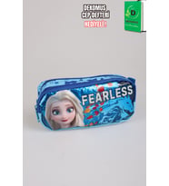 x Dekomus Fearless Collection Lisanslı Elsa Frozen Kalem Çantası Dekomus Cep Defteri Hediyeli