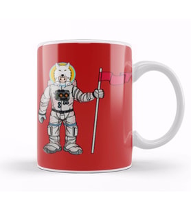Baby Saitama Coin To The Moon Kupa Bardak Porselen
