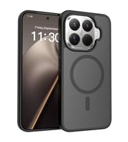 Coverzone Xiaomi 15T ile Uyumlu Sert PC Arka Y�zey Wireless ?arj �zellikli Buzlu Saydam ZF Kapak