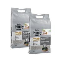Pets Family Aktif Karbonlu Topaklanan Kedi Kumu 10 LT x 2 Adet