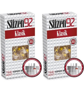 Süzen92 Klasik Sigara Ağızlık Filtresi 288 Adet Fırsat Pk Kutu (2PK*144)