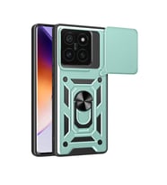 Mi 14T Kılıf Pars Lens Yüzüklü - Yeşil