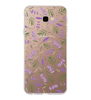 PrintiFy Samsung Galaxy J4 Plus ile Uyumlu 1mm Slim Fit Water Color 3 Baskılı Şeffaf  Kılıf
