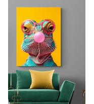 BUKALEMUN POP ART KANVAS TABLO RESTORAN EV DUVAR SALON OFİS HEDİYELİK DEKARASYON SÜSÜ ÖLÇÜ SEÇİNİZ