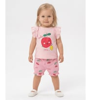 Caramell Bebek Takımı - 2 li - TKK7048 - Fresh - Pembe