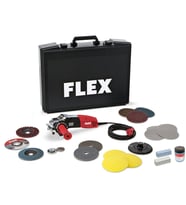 Flex LE14-7125SET 1400W İnox (Paslanmaz) İçin Avuç Taşlama Seti