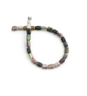 Hint Akik Doğal Taş Parlak Yassı Dikdörtgen Kesim 6x8mm Dizi [AA]