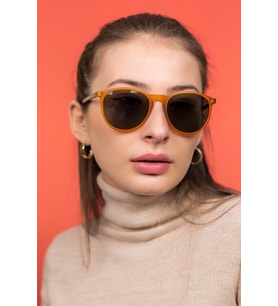 Erica Matte Mustard Güneş Gözlüğü