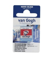 Talens Van Gogh 1/2 Tablet Sulu Boya 371 Permanent Red Deep 