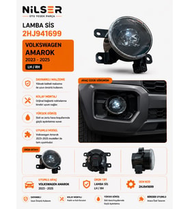 Volkswagen Amarok Sis Lamba Sağ-Sol Uyumlu 2023-2025