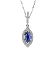 Markiz Safir Kolye