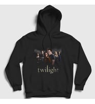 Presmono Unisex Siyah Poster Cullen Family Twilight Kapüşonlu Sweatshirt 312553tt