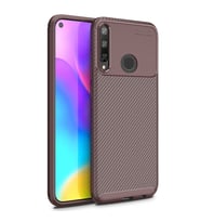 P40 Lite E Auto Focus Karbon Kapak - Kahverengi