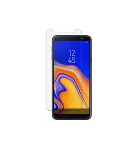 Samsung Galaxy J4 Plus Uyumlu Ekran Koruyucu Screen Protector Tempered Glass Kristal Netliğinde %100 HD Görüntü, Yüksek Kalite Kırılmaz Temperli Cam (Şeffaf)