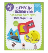 Bebeğim Öğreniyor - Tak Çıkar Kartlarım (12-24 Ay)