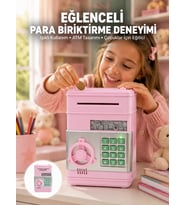 Elektronik Şifreli Otomatik Para Yutan Çocuk Kumbarası