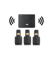 Gigaset 3 Dahili Dect Telsiz Kablosuz Telefon Santrali Beyaz