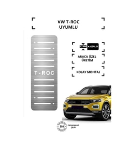 Vw T-roc Ayak Dinlendirme Pedalı Krom Ayak Dayama Pedalı