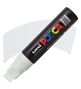 Uni Posca Marker Pc-17k Extra Large 15.0 Mm White