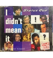 Status Quo I Didn't Mean It Maxi Single CD (Karışık)