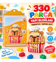 LZ-8876 POPCORN MODEL 330 PARÇA BLOCK OYUNCAK