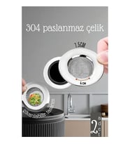 Lavabo Süzgeci - 7.5 cm Çap 2 Lİ SET Gider Sügeci Lavabo Süzgeci