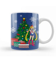 Sailor Moon Around The Christmas Tree Kupa Bardak Porselen