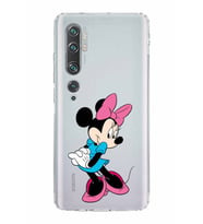 Xiaomi  Poco X3  Kamera Korumalı Kapak Minnie Mouse Tasarımlı Şeffaf  Kılıf