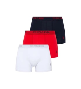 U.S. Polo Assn. 3 Lü Boxer Set Çok Renkli Erkek