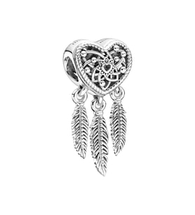Nur Silver Kalpli Düş Kapanı Gümüş Charm NUR-BL10045