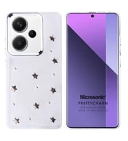 Microsonic Xiaomi Redmi Note 13 Pro Plus 5G Kılıf PrettyCharm Star (Gri)