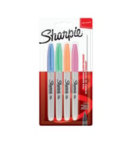 Sharpie Fine Permanent Pastel Renk Markör 4 Renk Permanent Markör (Karışık)