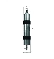 MAHLE KL104 Yakit Filtresi 13321407299 AK10X8