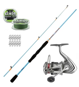 Daiwa Crossfire 2000 - Okuma Fuel 213cm 0-8 gr Lrf Olta Seti (Renksiz)