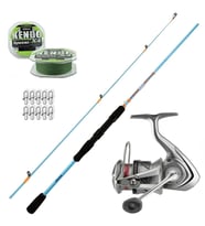Daiwa Crossfire 2000 - Okuma Fuel 213cm 0-8 gr Lrf Olta Seti (Renksiz)