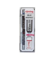 Rotring Tikky Okul Seti 0.7 Mm Bordo Versatil Uçlu Kalem-Silgi-Uç