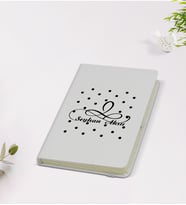 BK Gift Kişiye Özel İsimli 9x14cm Beyaz Defter - Model 4