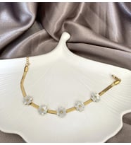 İtalyan Model Çiçekli Bİleklik