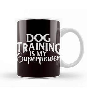 Dog Trainer Power Dogs Training Animal Teaching Behavior Pet Kupa Bardak Porselen