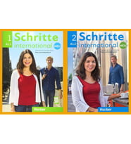 Schritte International Neu 1 ( A1.1 ) + Schritte International Neu 2 ( A1.2 ) Kurs Und Arbeitsbuch + Ar Teknolojisi Ile Kolay Öğrenme