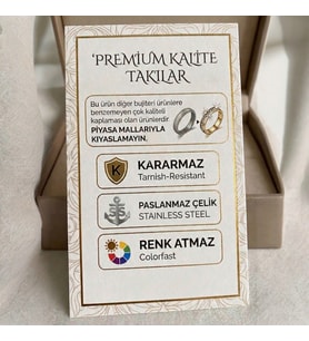 Lorivelle Kadın Paslanmaz Çelik Gold Renk Kararmaz Dorika Toplu Zincir Kolye ve Bileklik Takı Seti Hediye Takı