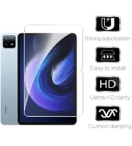 Lexroo Xiaomi Pad 6 11 İnç İle Uyumlu Ekran Koruyucu 9h Temperli Kırılmaz Esnek Nano Cam