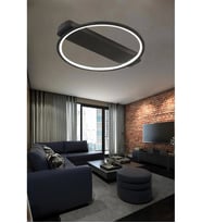 A-9143-1S Plofonyer Siyah LED Avize