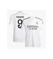 Real Madrid Mbappe 24/25 Sezon Beyaz 9 Numara Yetişkin Forması