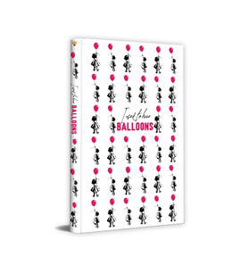 Lexroo Balonlu Kız Tasarımlı Çizgili Not Defteri – 13x21 Cm Sert Kapak 192 Sayfa