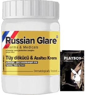 Süper Playboy Rusian Glare Nano 50 Ml Rus Merhemi Tüy Dökücü Azaltıcı + Yanında Jel
