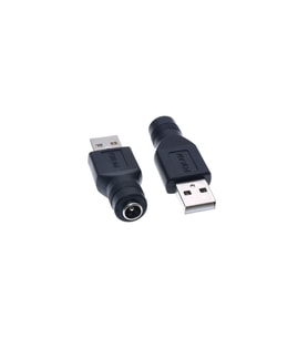 5.5*2.1mm Dişi To USB 2.0 Erkek Soket Çevirici Power Adaptör Şarj Ucu